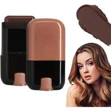 Tinte Para Cabello Con Peine  y Práctico Para Retoques Rápidos, Touch Up Comb 2 en 1 Coreano, Barra Portátil Para Retocar El Color Del Cabello Con Peine Para Mujeres y Hombres (Negro) - Negro - Ver 9