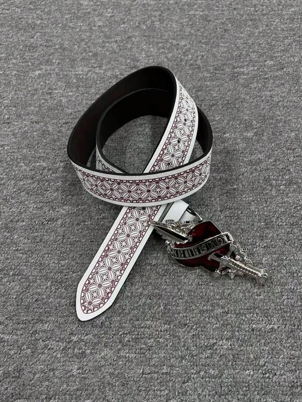 Heart White Plaid Casual PU (Polyurethane) Decorative Belt, All Season