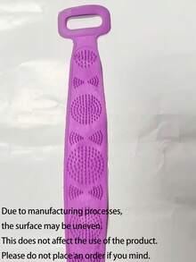 Silicone Exfoliating Bath Brush, Non-Slip Handle, Reusable, Suitable For All Ages And Genders, Easy To Hang And Clean, Ideal For Bathing, Spa Treatments And Daily Skincare - Multicolor - View 9