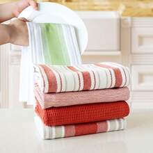 4-Piece Waffle Weave Kitchen Towel Set | Multiple Colors Available 100% Cotton, Super Absorbent, Quick-Drying And Soft. Durable Decorative Multi-Purpose Towels, Ideal As Tea Towels And Dish Cloths For Daily Household Cleaning. - Multicolor - View 1