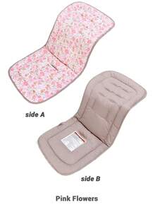 1 pieza Cojín cómodo para silla de paseo de bebé, almohadilla reversible para trona - Multicolor - Ver 20