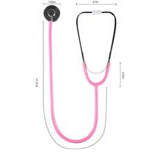 1pc Stethoscope Plastic Toy For Girls And Boys, Adjustable Flexible Durable Doctor Role Play, Birthday Halloween Christmas Gift, Home Game Prop - Multicolor - View 4