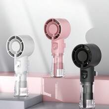 Portable Spray Small Fan - USB Charging Handheld Fan, 4-Speed Regulation+Spray Function, Suitable For Travel, Camping, Outdoor, Home, Office, Makeup, Commuting And Other, Scenarios Holiday Essential ,Fan For Summer,Fans Hand Fan,800mAh - Multicolor - View 10