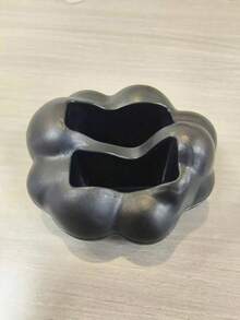 1個現代黑白遙控器收納盒，附軟墊蓋，省空間，適用於電視/DVD/藍光播放機/音響系統/遊戲主機，客廳臥室媒體櫃收納，裝飾性遙控器置物架 - 查看 5
