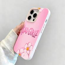 Tema floral rosa de Sad Girlzfunda de teléfono Fundas compatibles con ,Apple,VIVO,OPPO,,, y Honor.Fabricadas en silicona TPU,ofrecen protección contra golpes y caídas. - Rosa - Ver 4