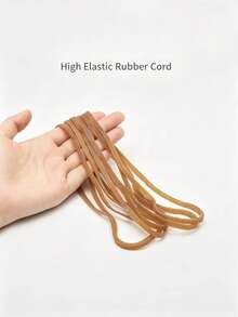 20pcs/50pcs Extra Long High Elasticity Rubber Bands, Natural Rubber Office Packing Bundling Bands, Suitable For Office, School And Home Organization - Perfect For Securing Trash Cans, Folders, Documents - Rubber Band - View 2