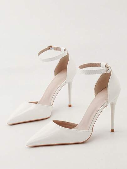 Sexy Hollow High Heel Stiletto Stilettos Pointed Toe Cutout Slingback Sandals