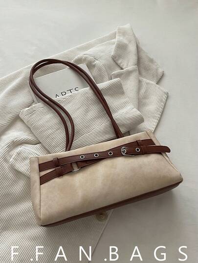 Premium Vintage Underarm Bag 2026 New Fashion Handbag Large Capacity Commuter Shoulder Bag