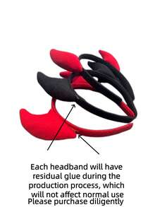 1pc Halloween Cute Horn Performance Headband Adult Horn Headband Party Funny Devil Hair Accessory - 1 - View 10