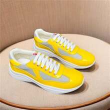 Copa America 2026, Breathable Sneakers, Casual Low-Top Street Style Sneakers For Summer, Suitable For Men And Women, Durable, Sporty Low-Top - Lemon Yellow(檸檬黃) - 查看 6
