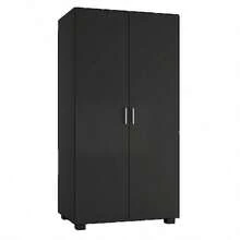 Kids 2-Door Wardrobe - Grey - View 9