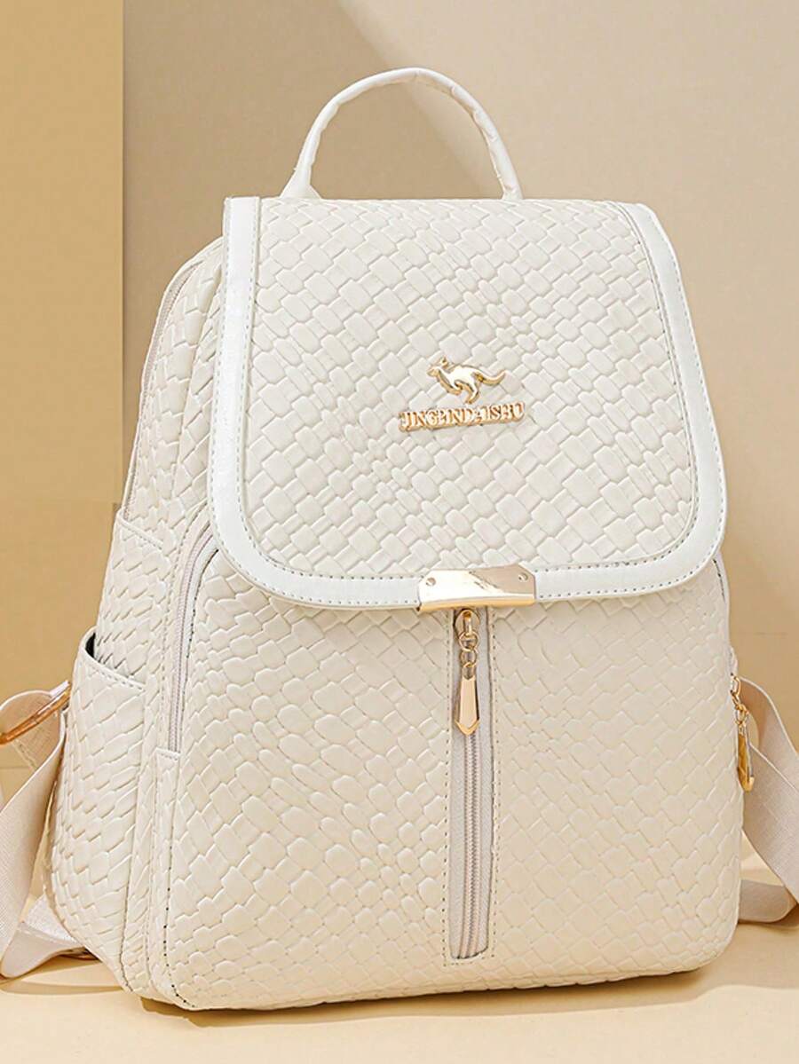 Soft Leather Backpack For Women, Large Capacity Backpack For Ladies, Casual Travel Backpack For Women, Backpack For Girls - Dark Wash - View 1