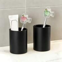 5 piezas/1 pieza Soporte portátil para cepillo de dientes con patrón de manzana, caja de almacenamiento transparente para cepillo de dientes de viaje, clip protector para cabezal de cepillo de dientes, cubierta a prueba de polvo para cepillo de dientes, diseño portátil, fácil de transportar, tapa a prueba de polvo, adecuado como regalo para entusiastas de viajes, hogar, dormitorio, artículos esenciales de vacaciones, regalo de vuelta a la escuela - Talla única para todos - Ver 2