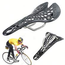 1pc Carbon Fiber Bicycle Saddle, Spider Seat, Breathable Comfortable Cycling Seat, Suitable For Road/Mountain Bike Riding Equipment - Multicolor - View 7