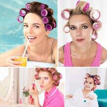 Rulos para Cabello Juego de Rodillos de con Accesorios Rizador Pelo sin Calor Rodillos de - 3 Tamaos 33PCS - 33 piezas - Ver 6