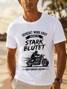Camicia casual da uomo, stile biker, moto, chopper (5) camicia leggera per vacanze, località balneare - Indietro - Visualizzare 7