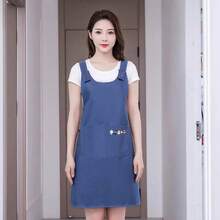 1pc Multifunctional Waterproof & Oil-Proof Apron, Cute Cartoon Print Kitchen Apron With Adjustable Shoulder Straps And Pockets, Breathable Lining Work Apron, Suitable For Cooking, Grilling, Gardening, Coffee Shop - Multicolor - View 13