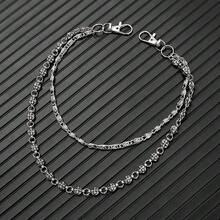 1pc Fashion Punk Star Geometric Chain Waist Chain, Men's Personalized Hip-Hop Multi-Layer Body Chain, Suitable For Pants Decoration, Daily Music Festival Party Outfit, Unisex, Can Be Used As Jewelry Gift - Multicolor - View 4