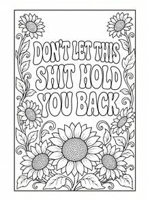 Relaxing Coloring Book For Adults, 24 Pages Of Fun Doodles, Relieve Stress At Your Own Pace, 120g Thick Paper, A4, Gift For Parents And Friends, Birthday, Holiday, Back To School, Stationery - Relaxation Patterns - View 5