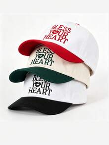 1pc Baseball Cap, Casual Letter Print Sun Visor Hat, Suitable For Daily Use, Outdoor Travel, Hiking, Skiing In Spring And Autumn,Beach,Holiday - Style L - View 16