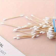 100/500/1000pcs Multi-Functional Makeup And Ear Cleaning Swabs, Dual-Use For Personal Care And Home Use. Dual-Head Design, Fragrance-Free Hypoallergenic Face And Ear Cleaning - Cotton Swab - View 5