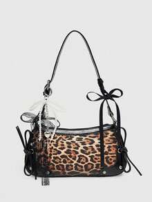 Estampado de leopardo negro