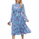 Azul floral morado