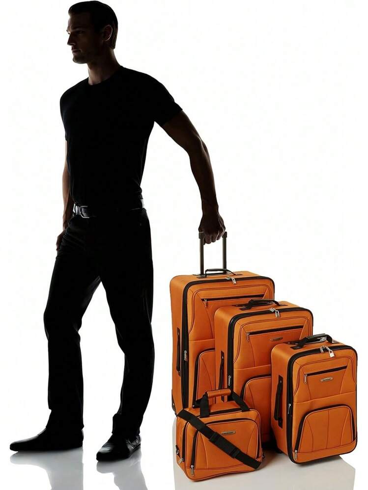 Luggage Sets - Orange - View 9