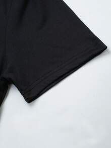 Casual Men's Athletic Top for Workout and Casual Attire - nero - Visualizzare 4