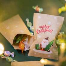 48 pezzi Etichette regalo di Natale, Etichette regalo di Natale, Decorazioni per biglietti regalo di Natale, Adesivi regalo di Natale autoadesivi, Regali di Natale per donne, uomini, mamma - Visualizzare 4