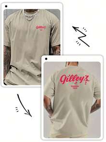 Camiseta de hombre Gilley's Pasadena Texas, estampada por ambos lados, estilo country americano, personalizada y de corte holgado. - Blanco - Ver 9