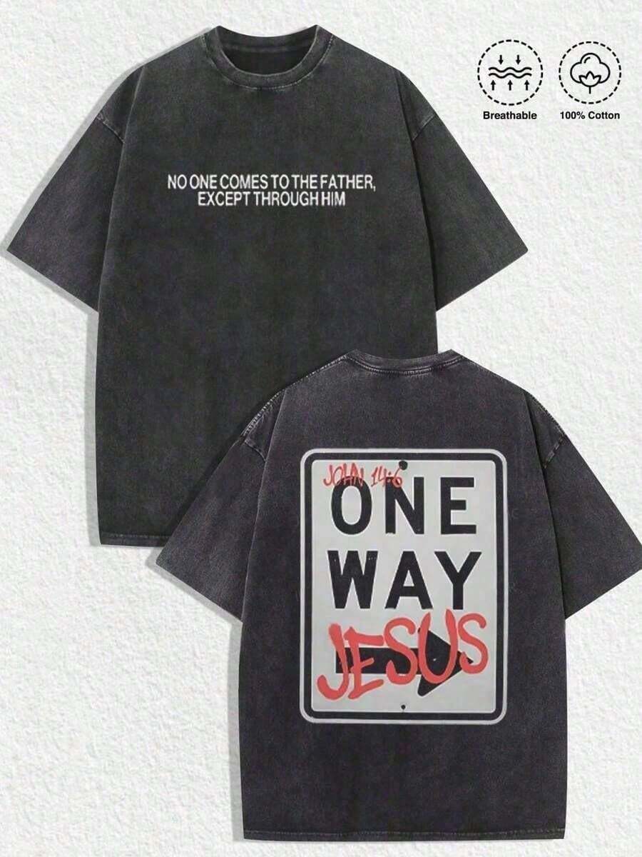 2026-Camisa de manga corta con botones y efecto lavado retro para hombre, top de textura vintage relajada, atuendo casual diario para la calle - Negro - Ver 1