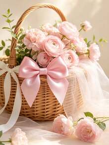 20pcs/10pcs/1pc Pink Bows For Gift Wrapping,Satin Ribbon Bows,Small Bows For Crafts,Bow Decor,Mini Bows Decorations For Party BabyShower Birthday Wedding,Sewing,Scrapbooking,DIY Party Baking Decoration,Flower Packaging Decoration - A - View 6