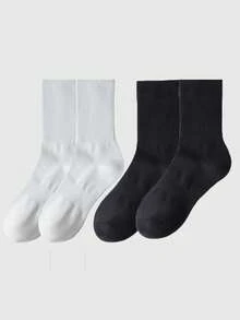 5 Pairs Unisex Wool Blend Sports Socks, Suitable For Autumn/Winter Outdoor Sports And Casual Wear, Couple Basketball Socks - Multicolor - View 6