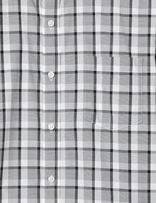 Essentials para hombre ajuste Regular manga larga camisa de cuadros - Azul claro - Ver 6