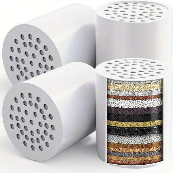 Recambio de Filtro Purificador de Agua con Carbón Activado, Cartucho Filtrante Absorbente de Olores, Elimina Impurezas, Cloro y Sedimentos para Dispensadores y Filtros Domésticos
