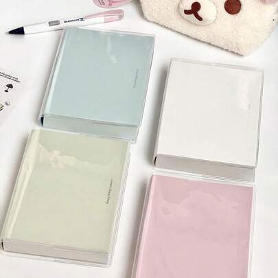 1pc Candy Color Thick Diary Notebook, DIY Planner 400 Pages Large Capacity Student Aesthetic Journal, Office, Diary, Planner, Notes, Travel, Sketching And Stationery