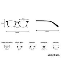 1 Pair Women's Y2K Cool Spicy Half-Frame Square Metal Glasses - Various - View 7