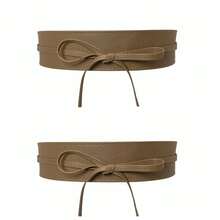 Women Summer Dress Belt - Wide Waist Tie With Bow Halloween Summer, School Fall, Autumn, Halloween - Multicolor - View 34