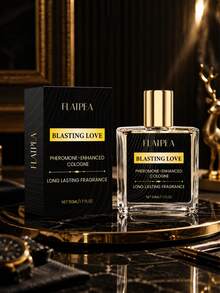 FLATPEA 50ml 男士費洛蒙香水噴霧，持久東方木質調香氣，便攜噴霧，奢華禮盒裝，適合男士約會、夜間派對、商務辦公、日常出行，情人節、生日、週年紀念送給紳士的完美禮物 - 東方木質調 - 查看 4