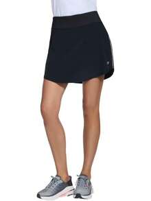 Go Walk Go Flex Falda de Talle Alto con Bolsillos Skort (Falda con pantalón Corto) para Mujer - Flor de orquídea (Orchid bloom) - Ver 14