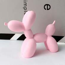 1pc Balloon Dog, For Birthday Cake And Home Decor, Bookshelf, TV Bar Cabinet, Table Decoration, Table Centerpiece, Christmas Valentine's Day New Year Decoration - A - View 5