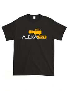Divertida camiseta con el logo de la cámara ARRI ALEXA SXT, disponible en tallas americanas desde - Negro - Ver 1