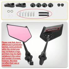 Spion Modifikasi Sepeda Motor, Spion Reflektif, Spion Gaya Bilah, Spion Anti-Silau Definisi Tinggi, Spion Keren, Spion Universal untuk Sepeda Motor Listrik, Spion Kokoh dan Tahan Lama, Spion Universal, Cocok untuk Modifikasi Sepeda Motor dan Sepeda Listrik - A - View 14
