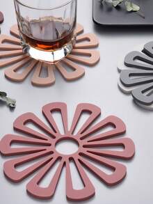 Miếng lót bàn tròn bằng silicone chịu nhiệt chống trượt cho bàn bếp, chất liệu nylon cách nhiệt dùng cho món ăn nóng, nồi và cốc, đồ dùng nhà bếp thiết yếu phù hợp cho bộ dao nĩa, dụng cụ nấu ăn và cây cảnh, dành cho nam và nữ - Nhiều màu - Xem 2