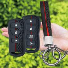 3 / 4 Buttons Keychain Car Key Cover Case Fob For Sentra Armada Altima Maxima Infiniti FX35 EX35 FX45 QX56 G35 M45 I35 - black - View 3