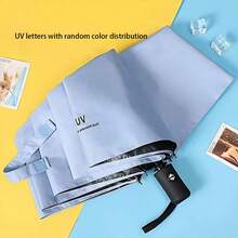 1pc Windproof Rainproof Umbrella - Water-Resistant Spring Polyester Fabric, Basic Minimalist Style, Durable Steel Frame, Plastic Handle, Automatic Sun Protection Personalized Umbrella - Multicolor - View 22