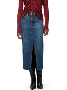 Hudson Falda Midi reconstruida Falda para Mujer - mezclilla, Denim Rinse - Ver 12