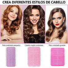 Rulos para Cabello Juego de Rodillos de con Accesorios Rizador Pelo sin Calor Rodillos de - 3 Tamaos 33PCS - 33 piezas - Ver 3