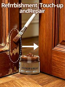 Wood Repair Paste - Furniture Repair Paste, Brown Repair Paste. Suitable For Repairing Scratches, Cracks And Faded Marks. Suitable For Wooden Doors, Windows, Cabinets, Tables, Chairs, Floors And Office Furniture - Solid State - View 7